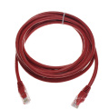 Cable de conexión de red rojo personalizado UTP RJ45 cat6